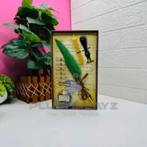Vintage Feather Pen Writing Set