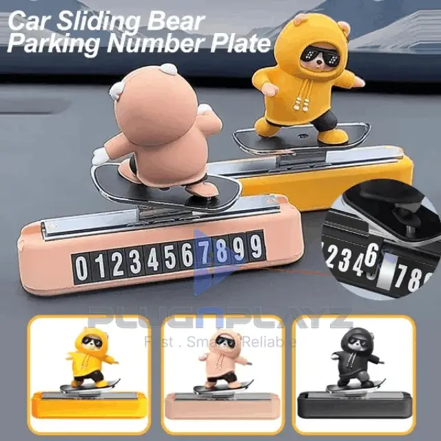ZOUIVU X BEAR Car Dashboard Ornament